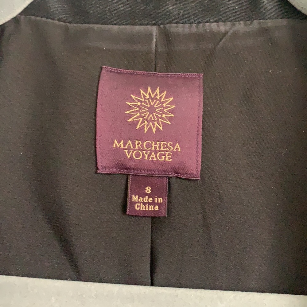 Luxury designer Marchesa Voyager Embroidered Moto - Picture 5 of 15
